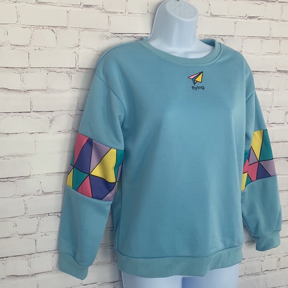 Cute 80’s inspired sweatshirt size medium - Picture 3 of 9